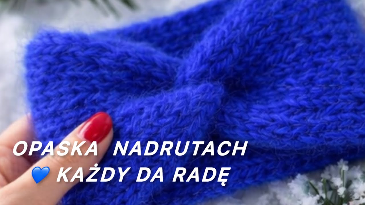 Jak dziergać opaskę Twist na drutach. Dla początkujących i nie tylko.