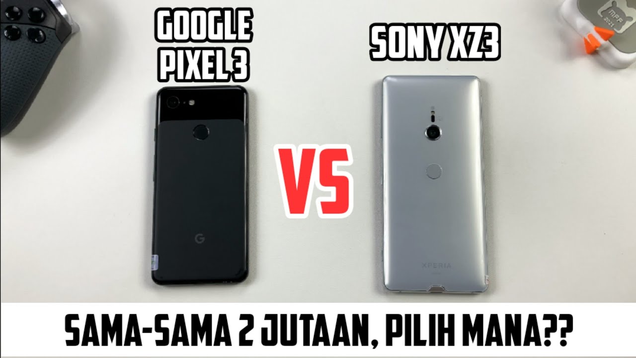 SAMA-SAMA 2 JUTAAN, PILIH MANA?? Google Pixel 3 vs Sony XZ3 | Display Speaker Speed Test Camera