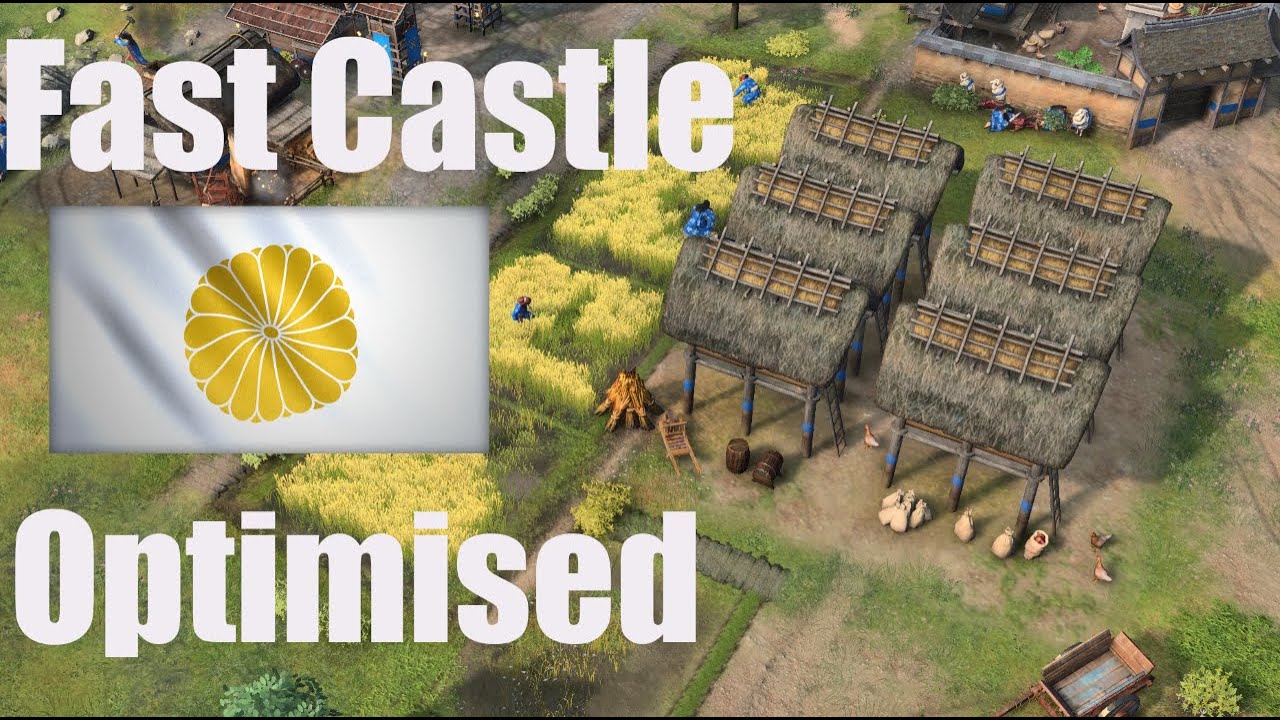 Optimised JAPANESE Fast Castle | AoE 4 Build Order Guide | Season 6