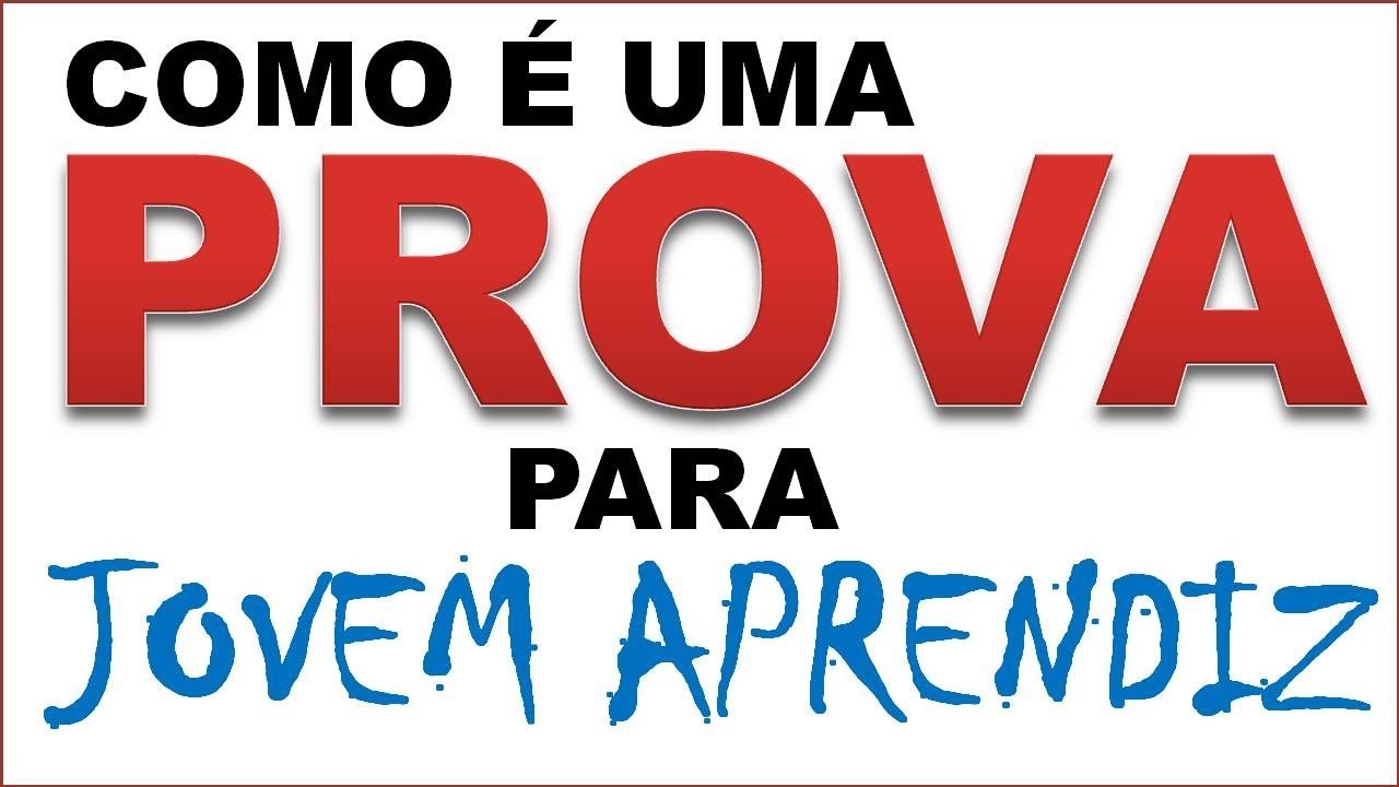 Como é uma prova para jovem aprendiz