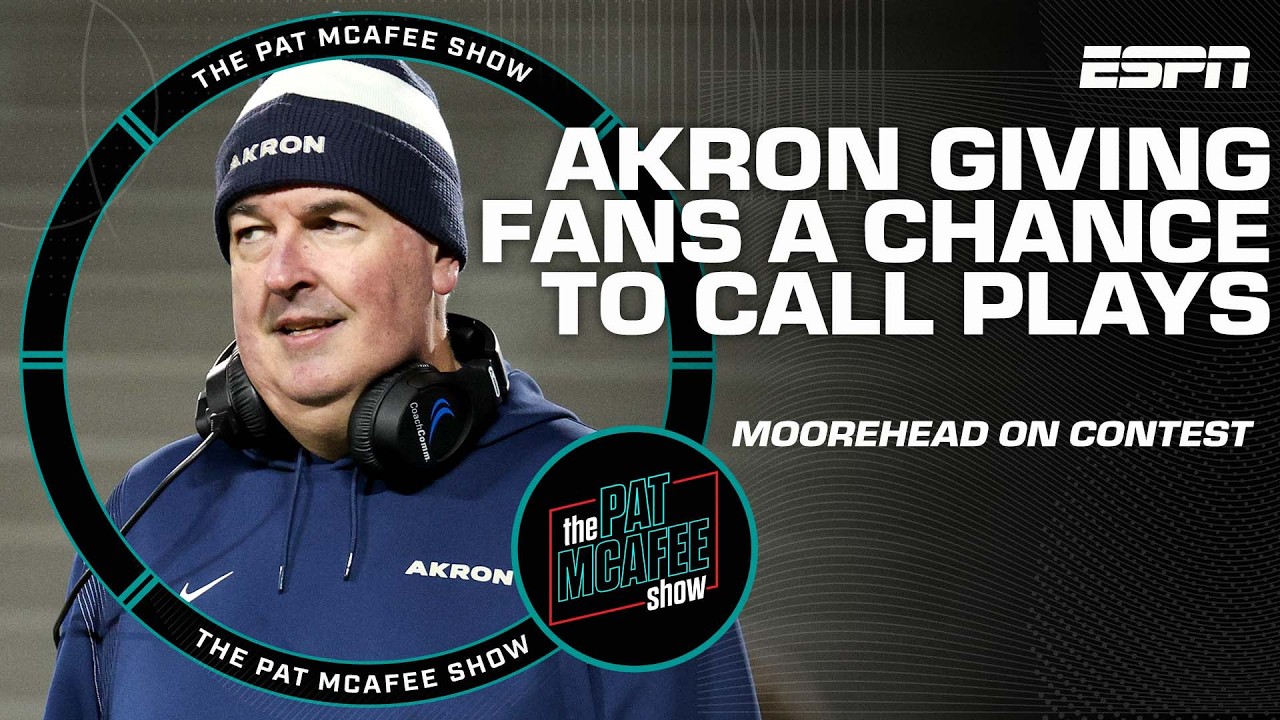 Joe Moorehead on Akron football giving fans a chance to call plays 🏈 | The Pat McAfee Show