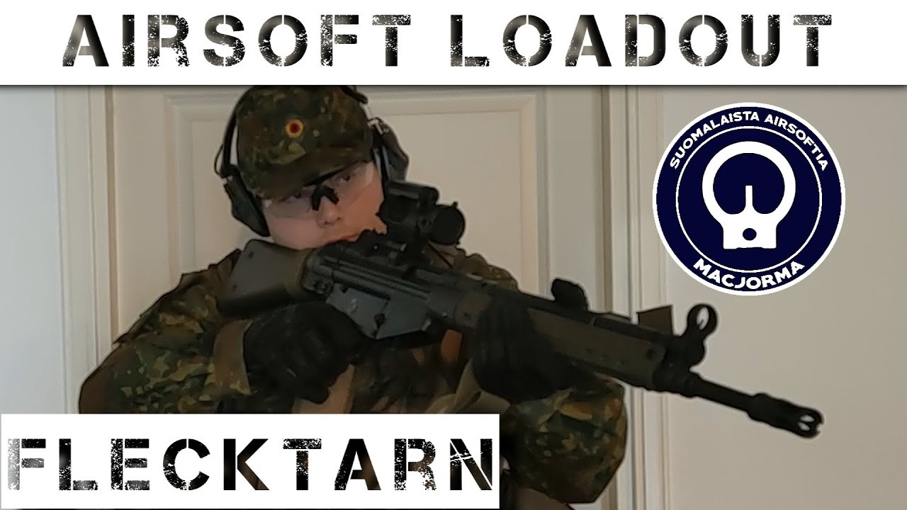 Airsoft Loadout - Varusteiden Esittely Flecktarn - Airsoft Suomi