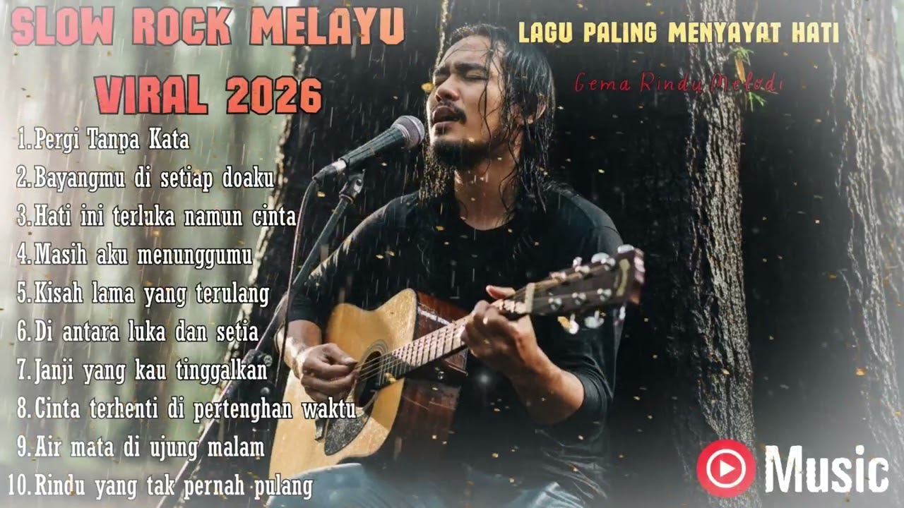 Slow Rock Melayu Terbaru Full Lirik - Hilang Dalam Rindu