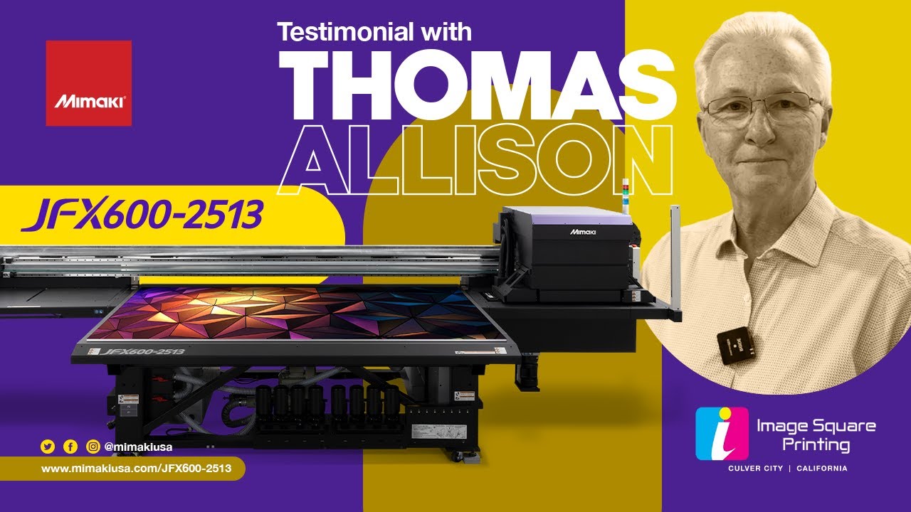 Image Square Printing | JFX600-2513 Testimonial