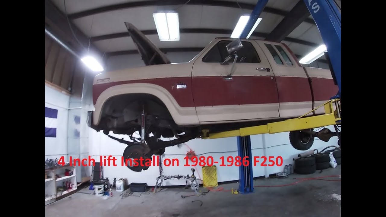 4 Inch Lift Installation on 1980-1986 Ford F250