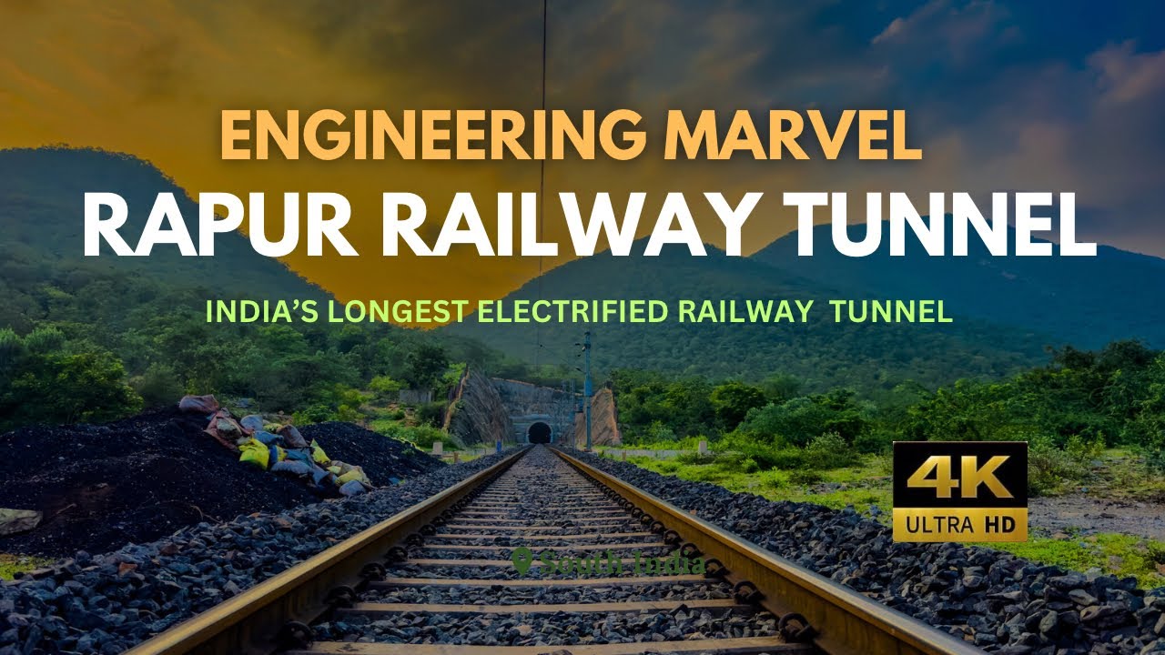 Engineering Marvel Rapur Railway Tunnel #travelvlog #railway #engineering #trending #youtube #forest