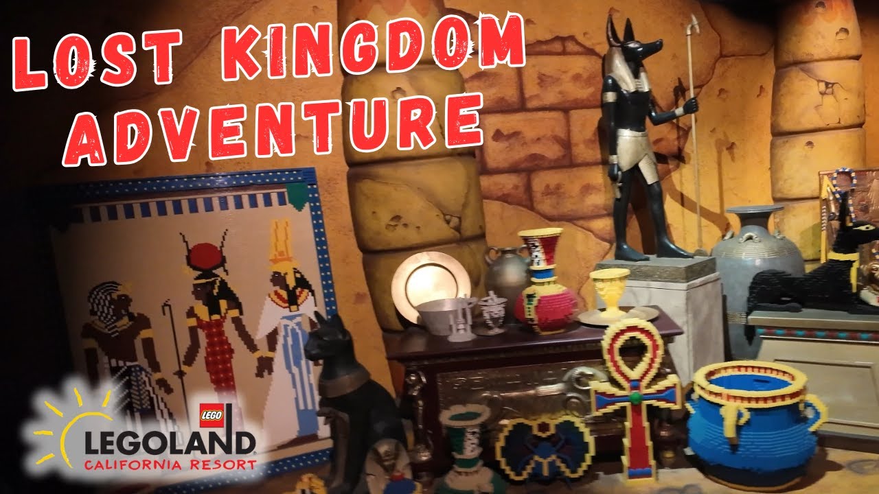 Lost Kingdom Adventure Ride at LEGOLAND California - 4K & Low Light POV - Complete Queue and Ride