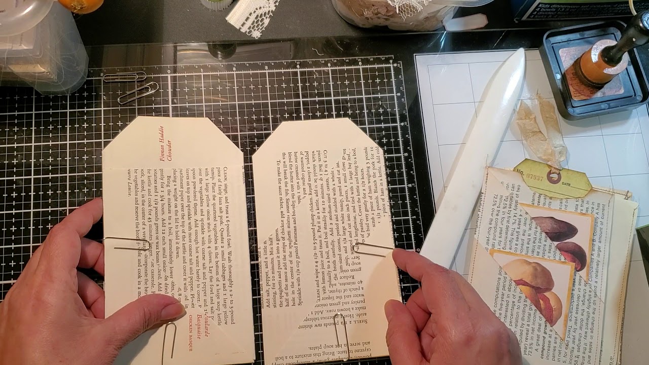 New pocket ideas using book pages