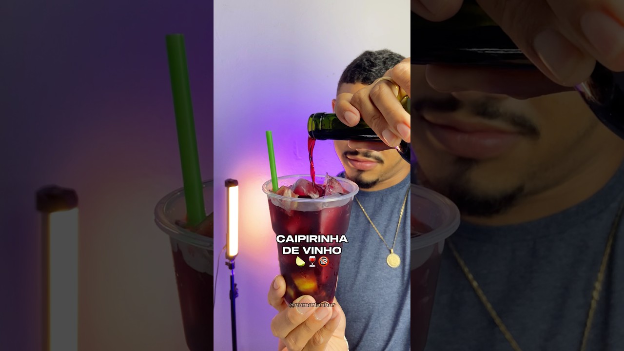 Caipirinha de Vinho 🍋‍🟩🍷🔞