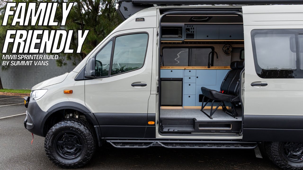 VAN WALKTHROUGH - FAMILY FRIENDLY - SUMMIT M5.1 - 4 Seater Adventure Ready Sprinter Van