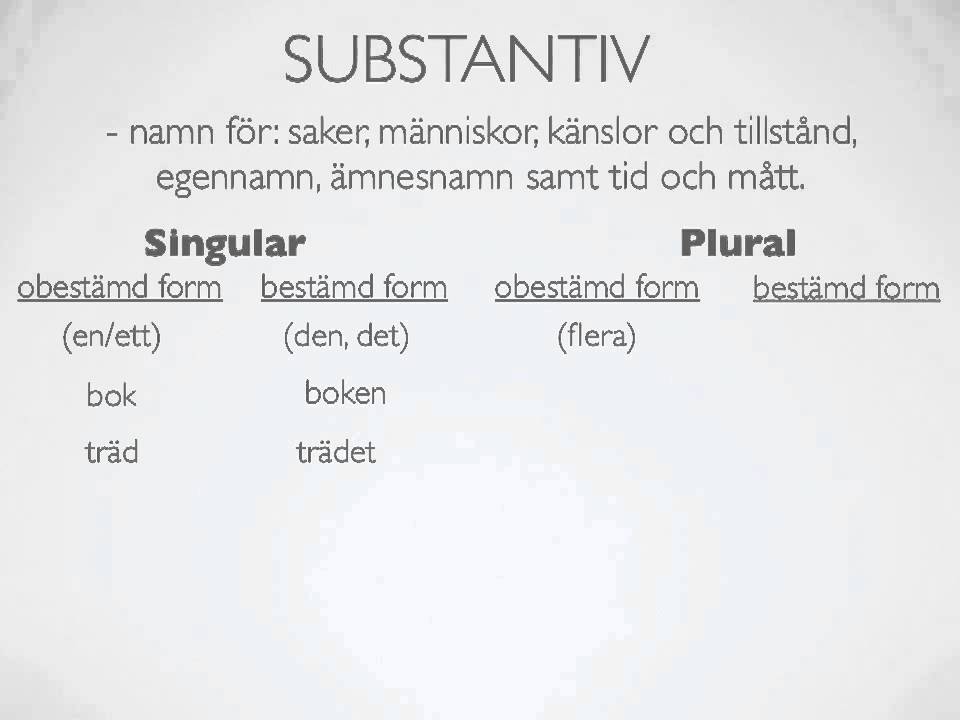 Genomg&aring;ng Ordklasser repetition (1 av 2)