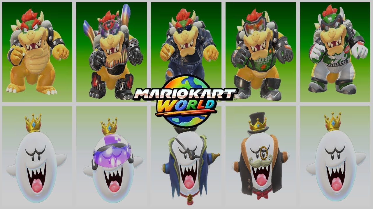 🔓 Desbloqueando TODOS los trajes de BEBE ROSALINA Y ROSALINA 🚀| Mario Kart World.