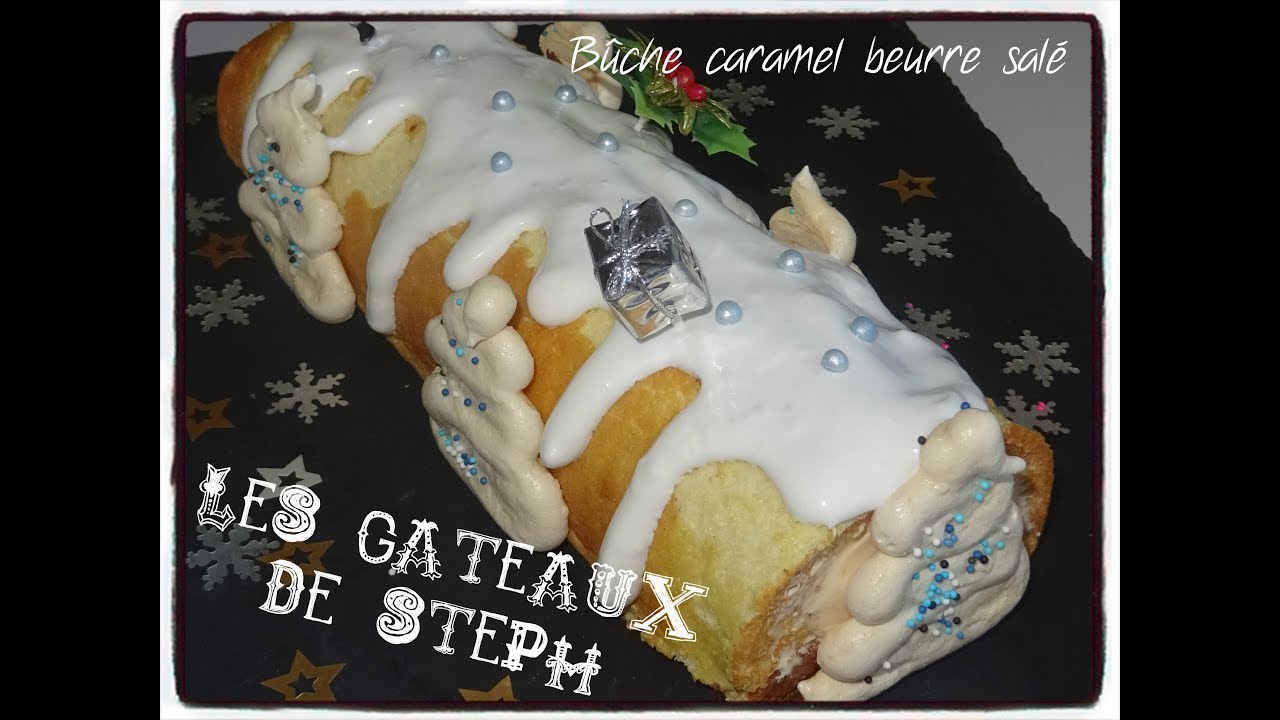 Bûche caramel beurre salé