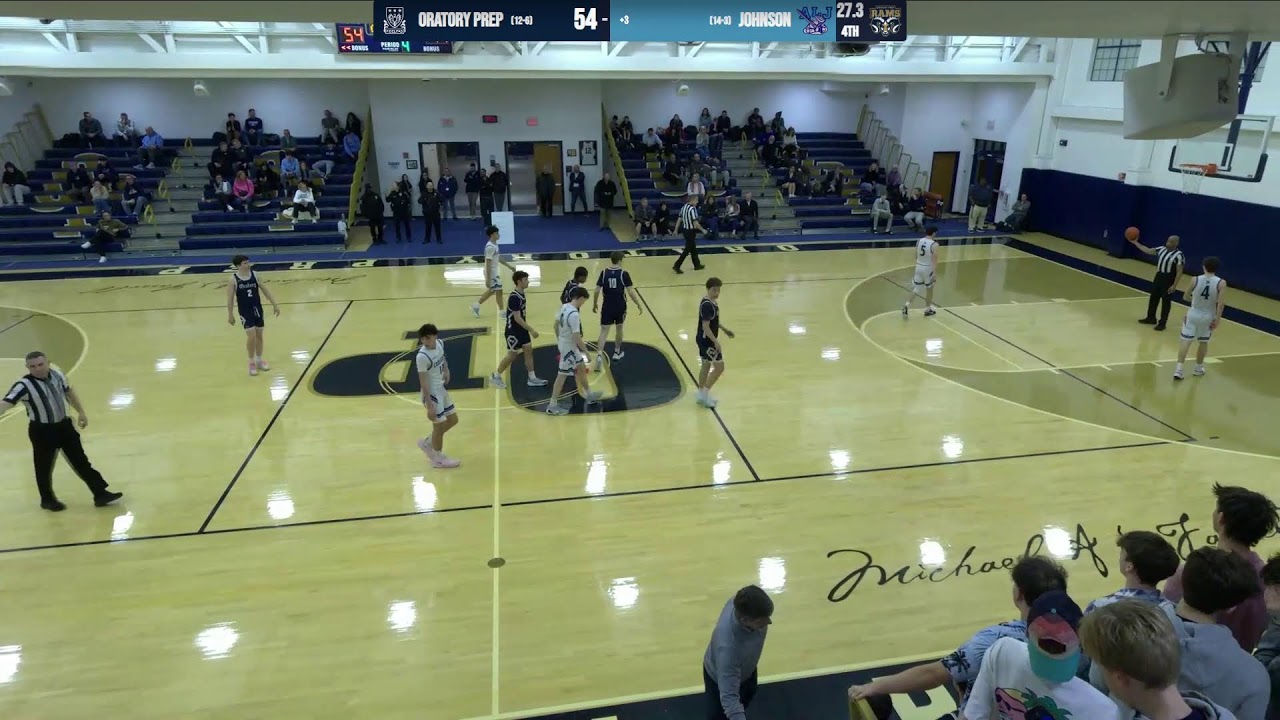 Oratory Prep High vs Arthur L Johnson Boys Varsity Basketball