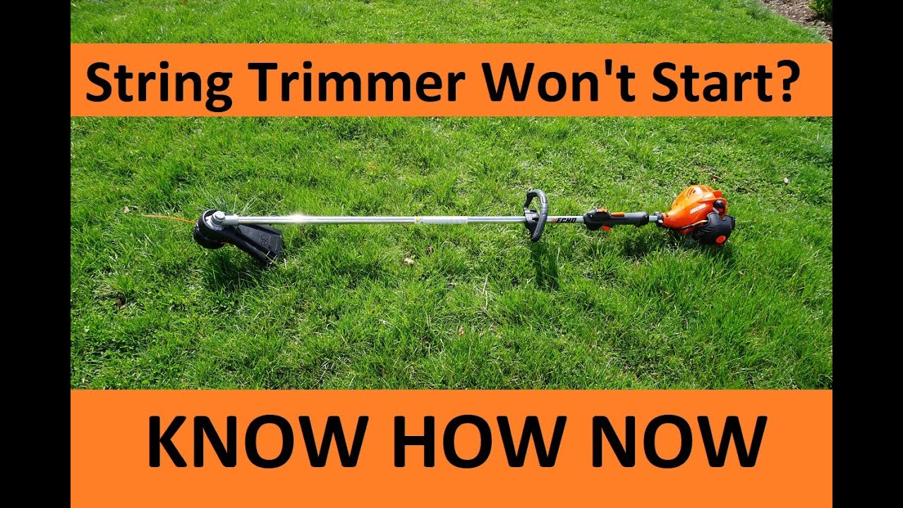 Echo SRM 225 String Trimmer Won't Start - Flooded