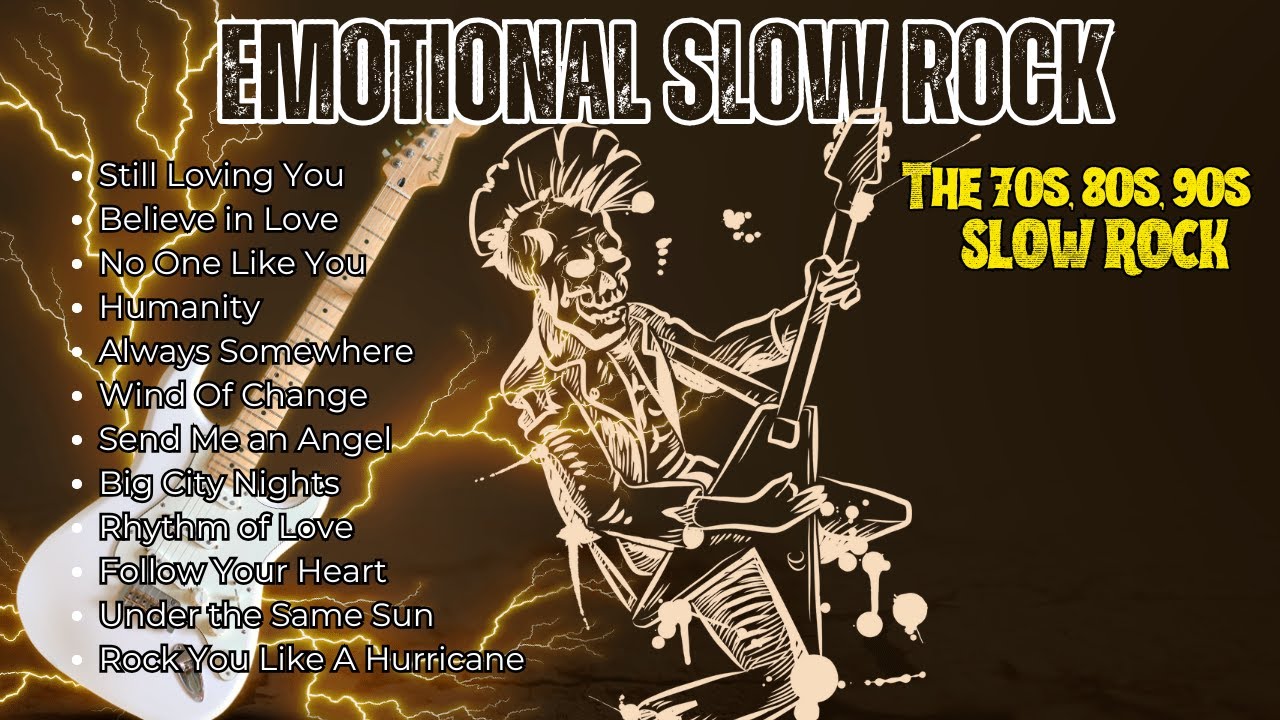 The Best of Slow Rock Ballads 🎶 | Emotional Rock Classics | Full Album Compilation