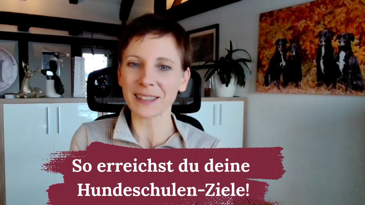 So erreichst du deine Hundeschulen Ziele!