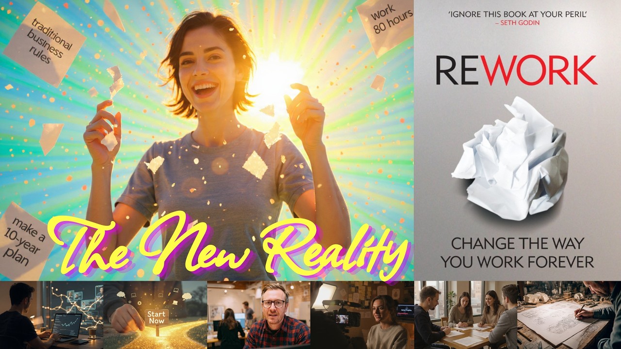 Rework ! Change the Way You Work Forever : Summary ! Book by David Heinemeier Hansson & Jason Fried