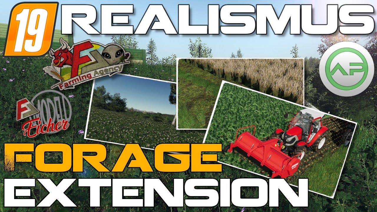 ✅ [LS19] | Realismus Mods | ⚙️ Forage Extension by Farming Agency ⚙️ | Endlich richtig füttern