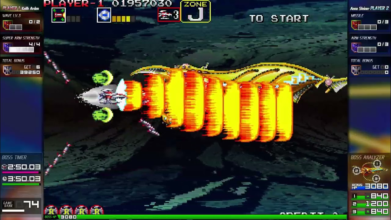 今日のダライアス外伝　コーザールート　2026/2/8