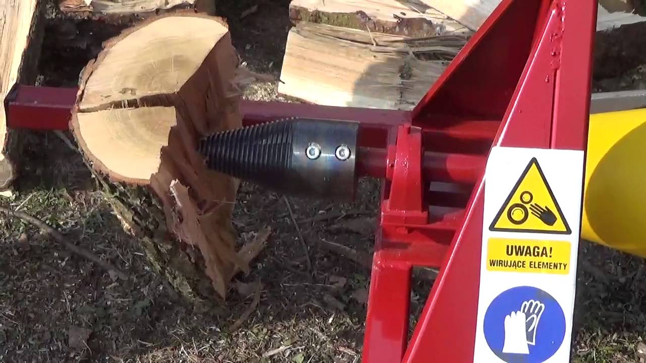 Łuparka świdrowa do drewna wom AGRO-RAF