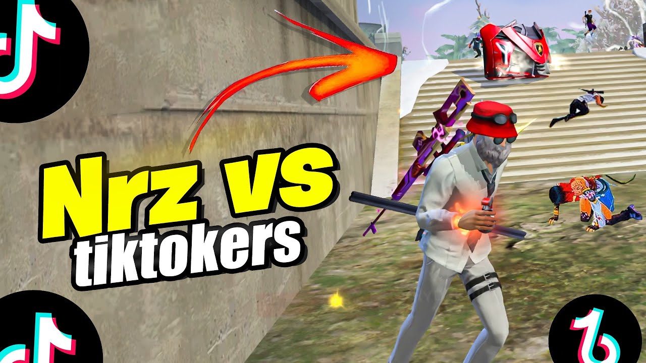 NRZ vs TIKTOKER's Squad 💀 Free Fire