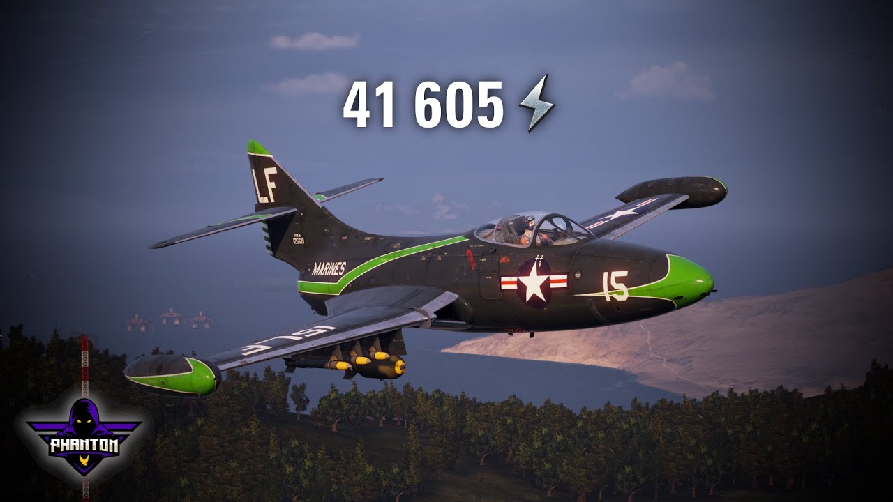 World of Warplanes - 41k F9F-5 Panther [__MATT]