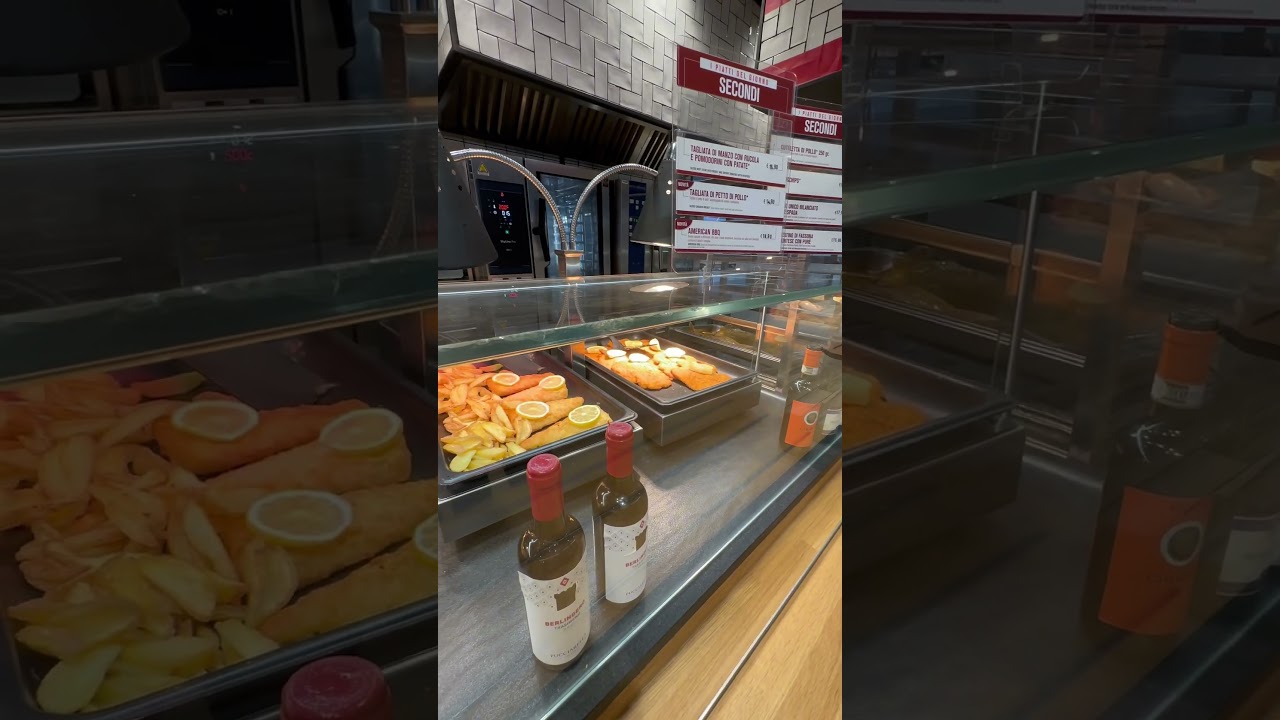 Our first time to try an AutoGrill in Italy. #travel #italianfood #italy #italytravel #europe