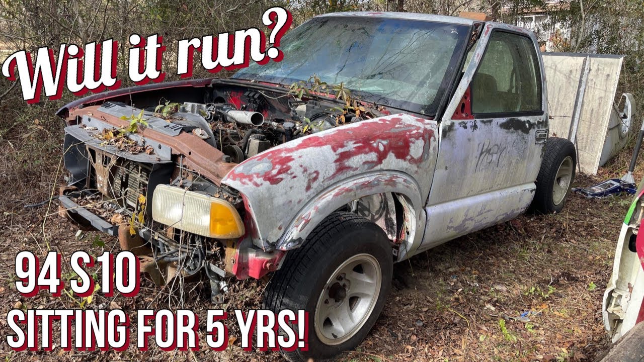 94 s10 sitting in the woods engine uncovered for 5 years. Will it run?
