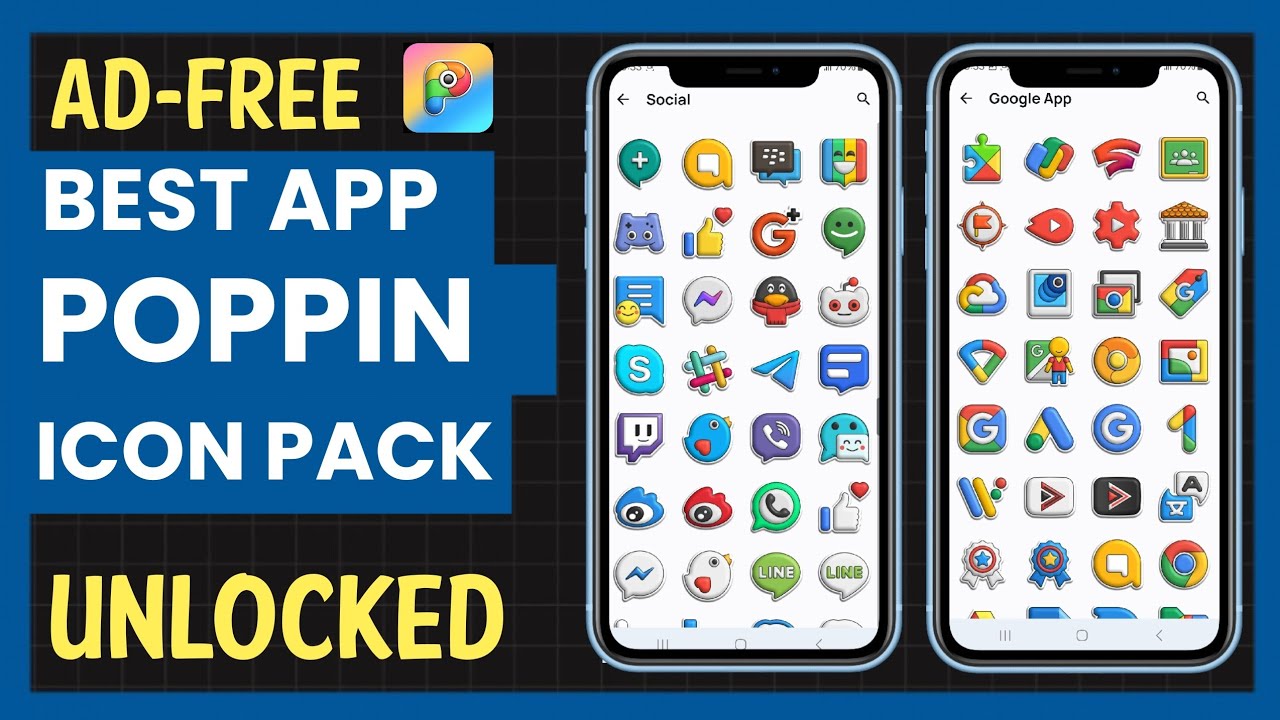 Best Free Poppin Icon Pack App for Android