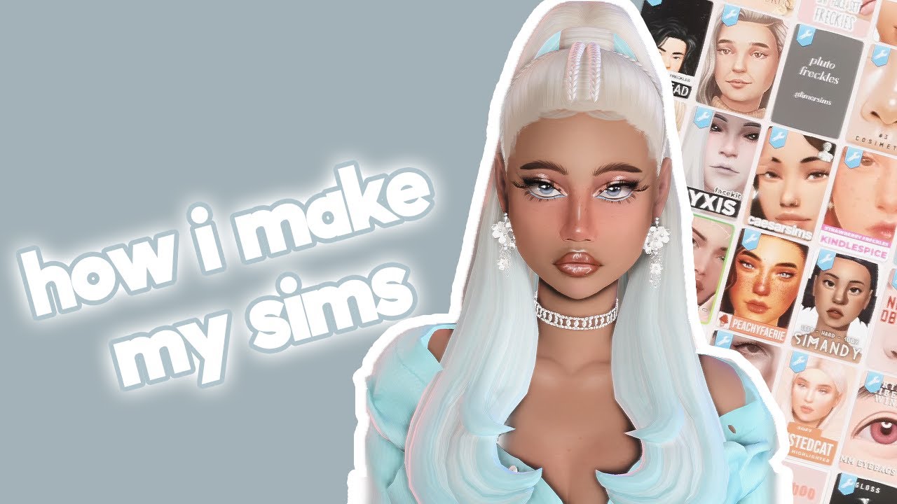 how i make my sims + links |  sims 4 cas tutorial