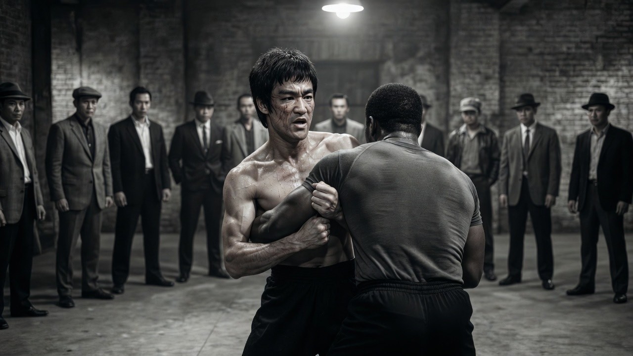 He Didn't Know He Picked Bruce Lee   Martial Arts Master Challenged Random Man