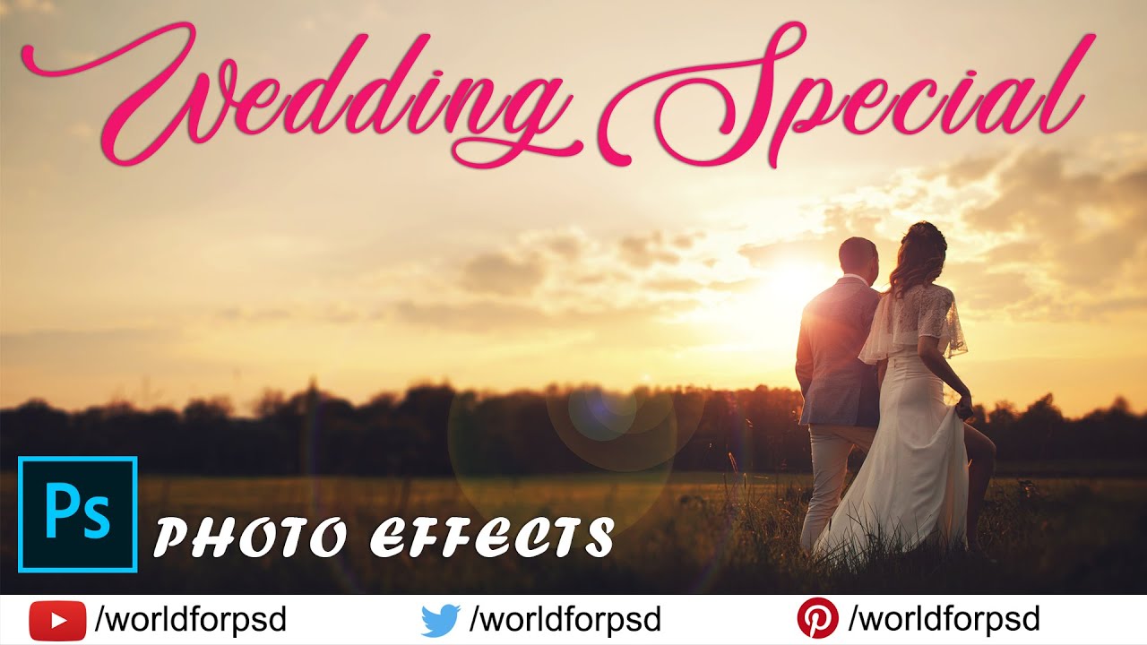 👸How to Edit WEDDING PHOTOS in Photoshop CS6, CC | Wedding Photoshop Tutorial