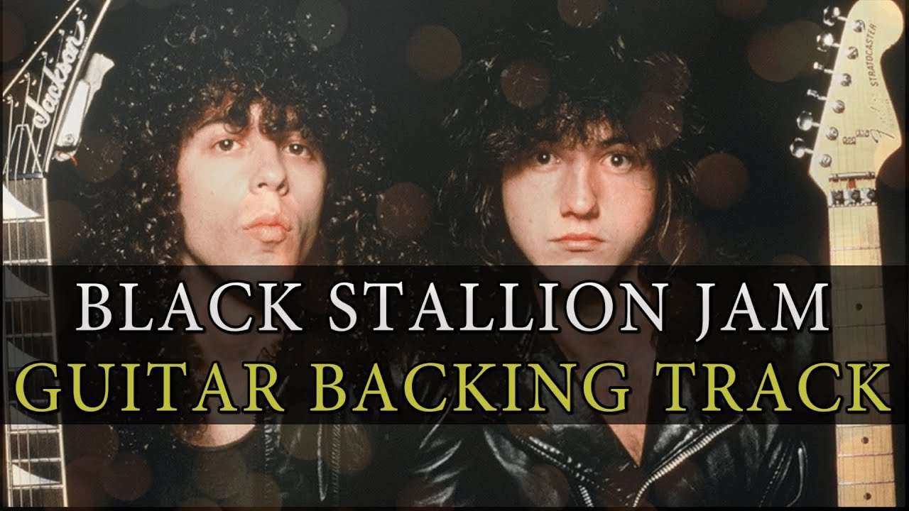 Black Stallion Jam - Guitar Backing Track (Jason Becker & Marty Friedman)