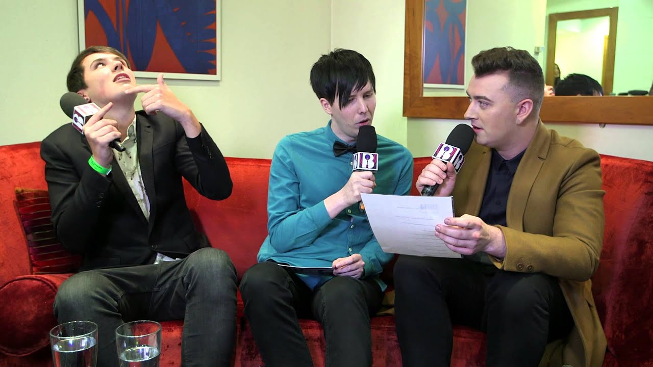 Backstage with Sam Smith | BRITs Nominations 2014