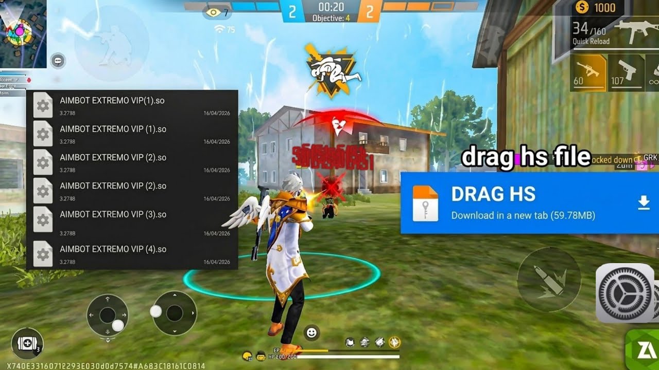 DRAG HS 60% CONFIG FILE🗃 FREE FIRE BODY HEADSHOT REGEDIT FILE📂 WORKING ALL SERVERS🌍