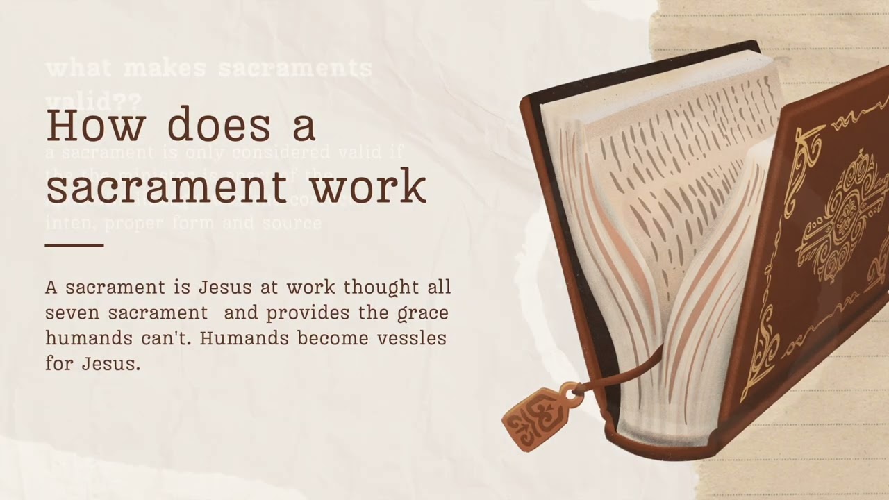 Why Catholic practice the Sacraments