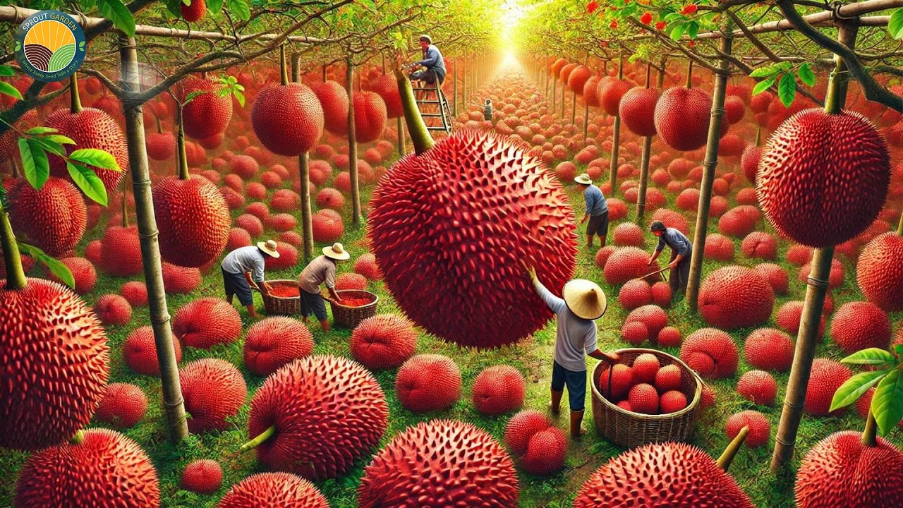 How Farmers Harvest and Process Millions Gac Fruits: GAC Fruit Farming | Farming Documentary