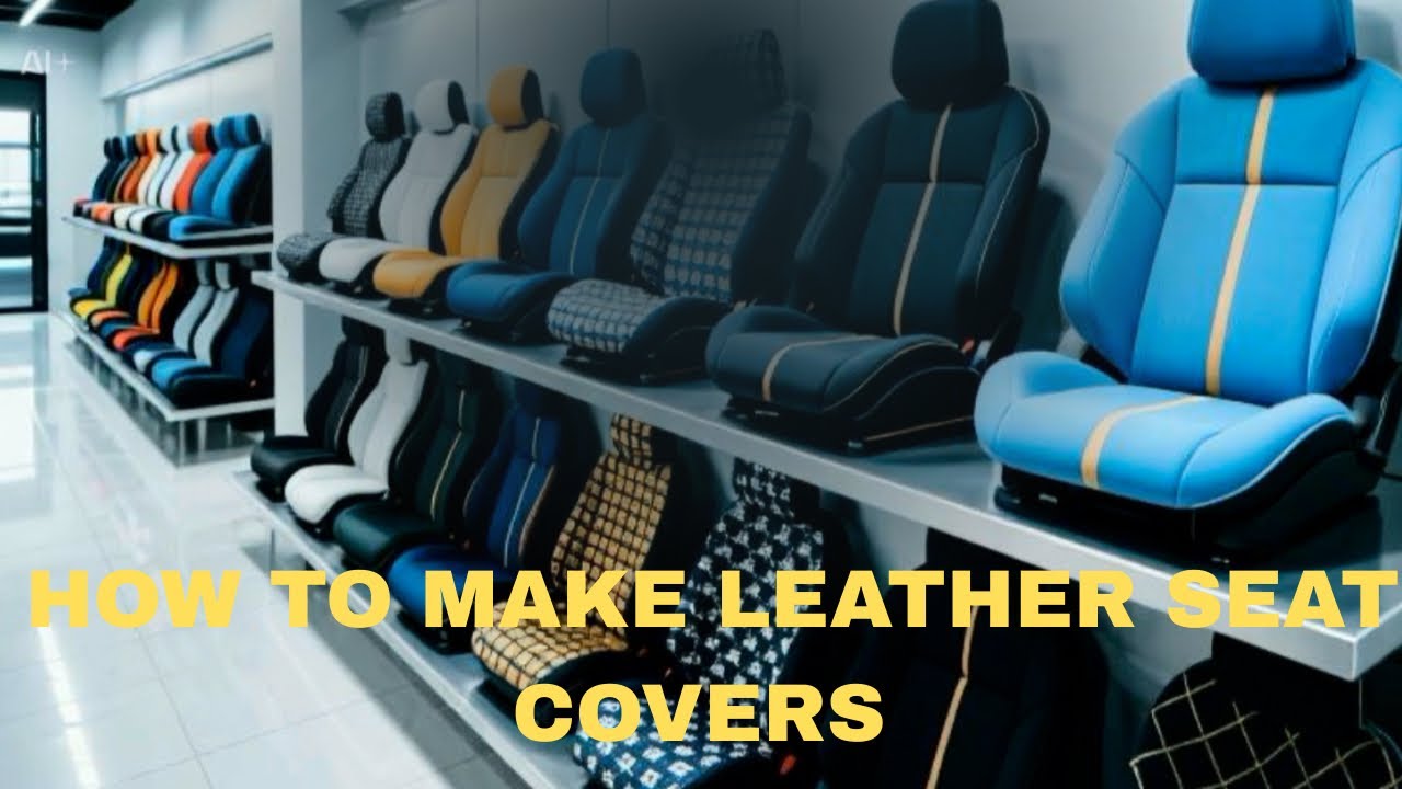 HOW TO MAKE LEATHER SEAT COVERS ( EASY WAY)