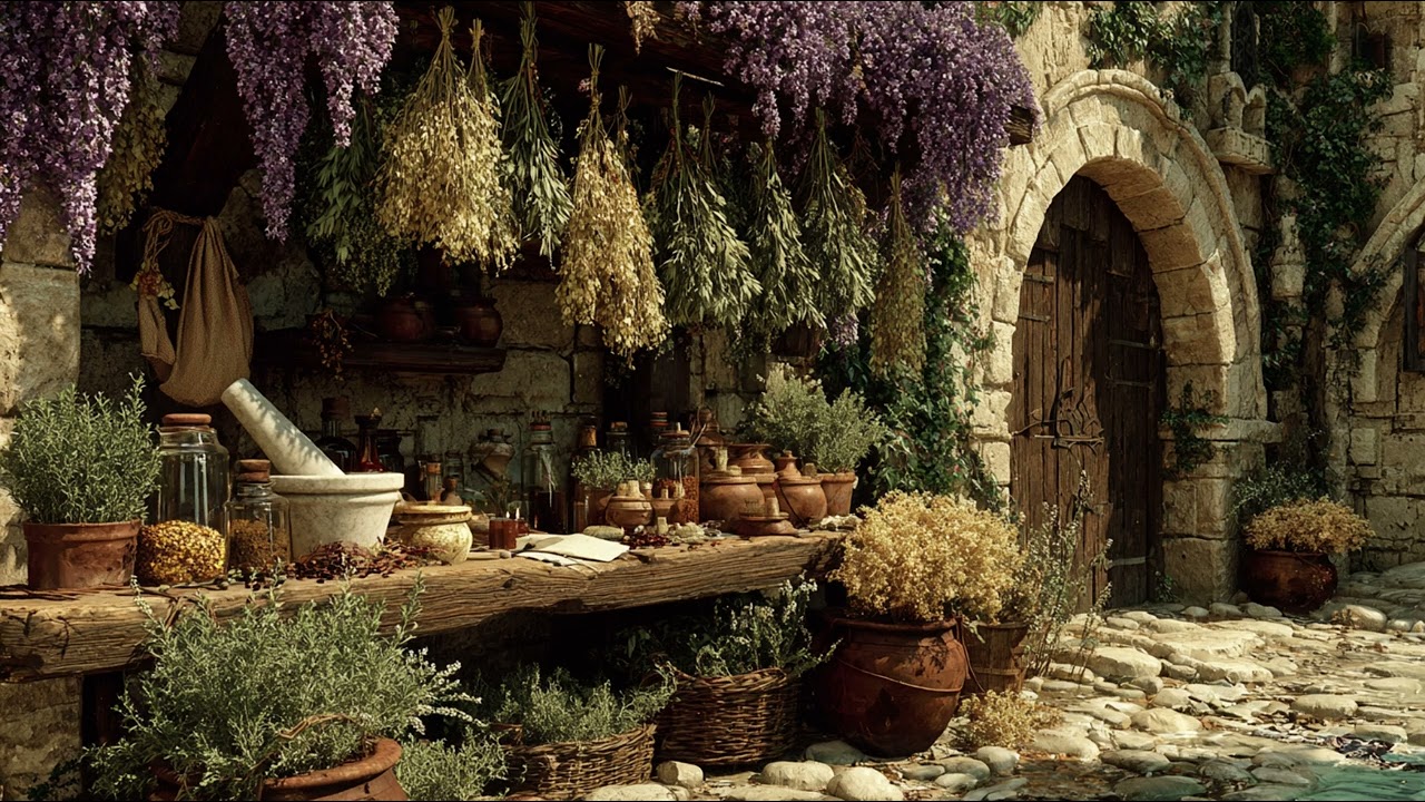 🌿 The Elven Healer's Garden | Cozy Fantasy Ambience