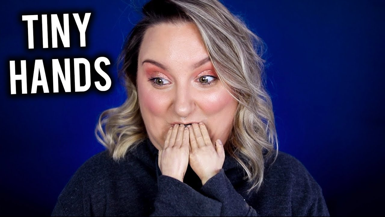 TINY HANDS MAKEUP CHALLENGE.. OMG LOL