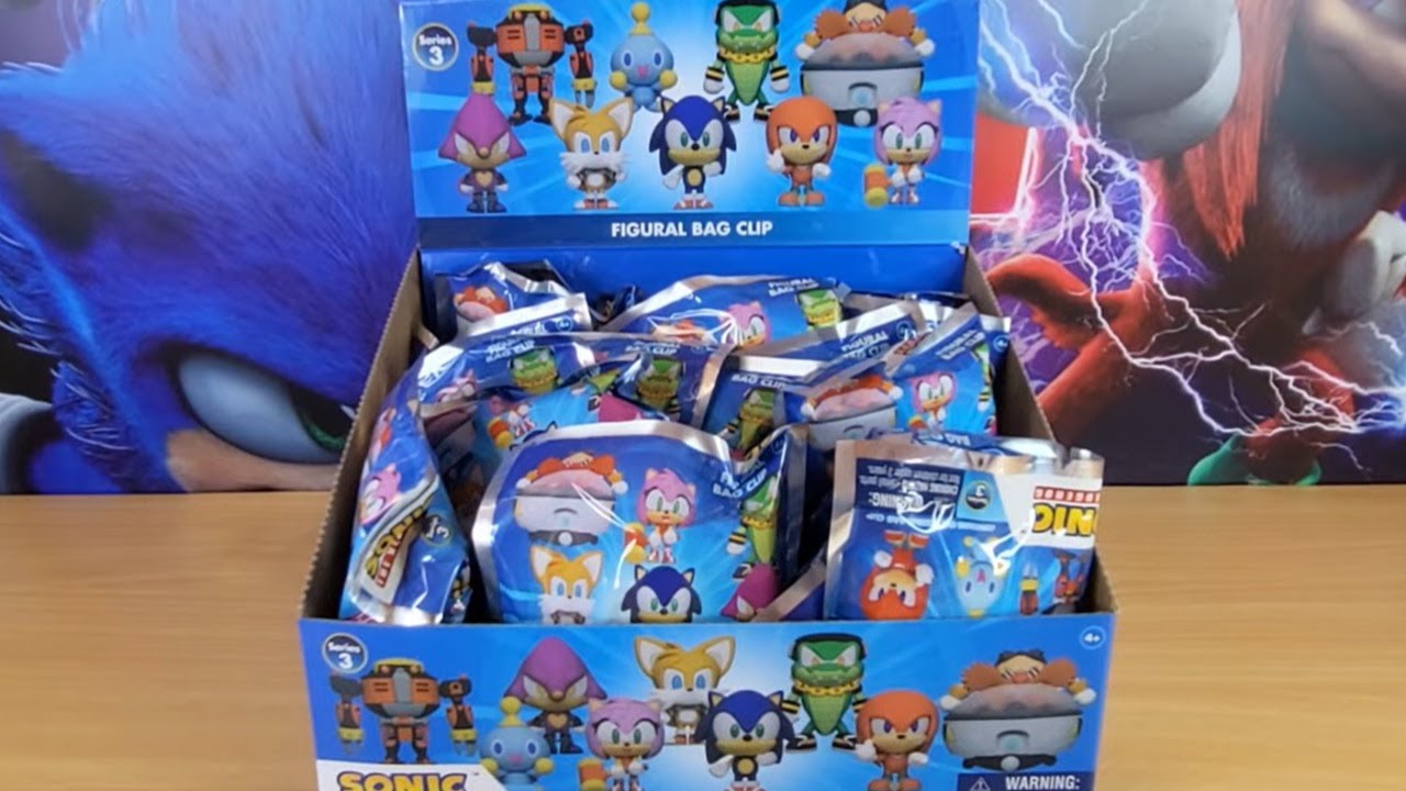 Sonic Bag Clips Series 3 Unboxing - How Many Rare Figures?