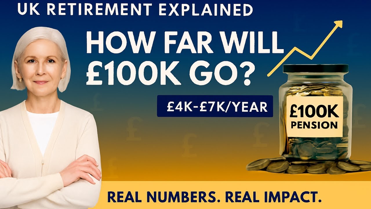 Retirement Planning in 2025: Is &pound;100K Enough? | UK pension breakdown