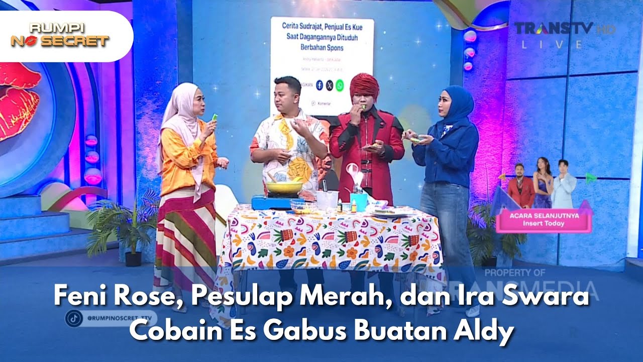 [FULL] Feni Rose, Pesulap Merah, dan Ira Swara Cobain Es Gabus Buatan Aldy - RUMPI (29/01/26)