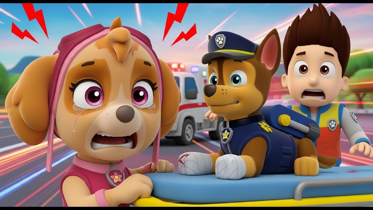 Oh No... Please Wake Up Chase ! -  Paw Patrol Ultimate Rescue | Rainbow 3