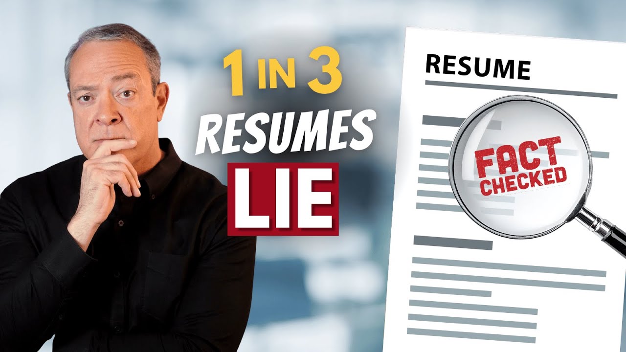 Do People Lie on Their Resume? (The Data is Surprising)