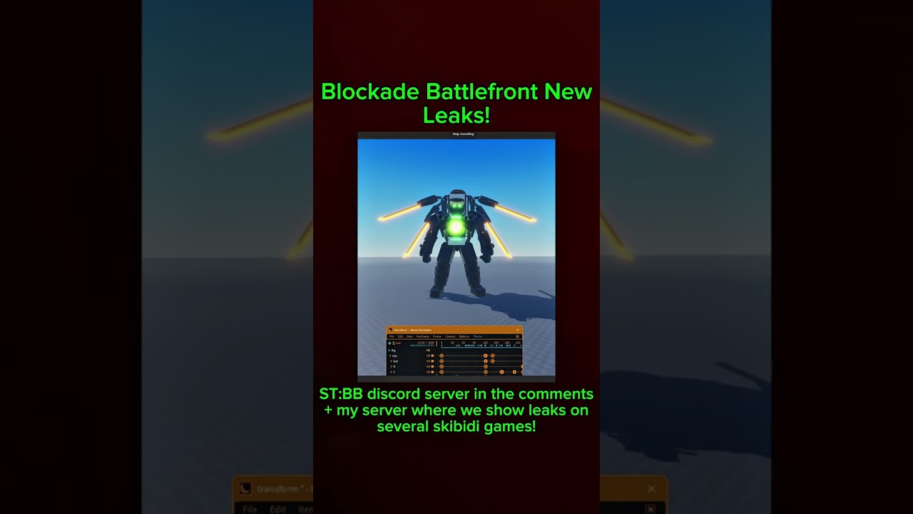 Latest Leaks on Blockade Battlefront! | #shorts #blockadebattlefront #skibiditoilet #stbb #roblox
