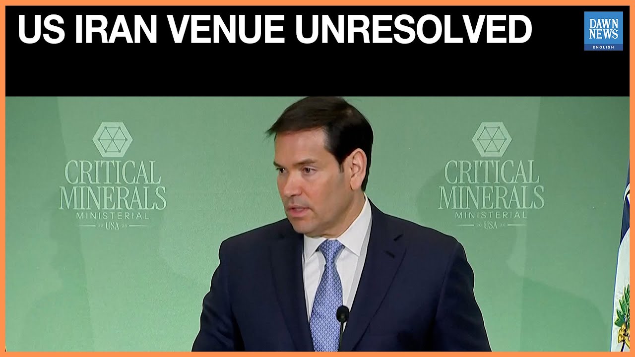 Marco Rubio Says Venue for US‑Iran Talks Still Being Worked Through | Dawn News English