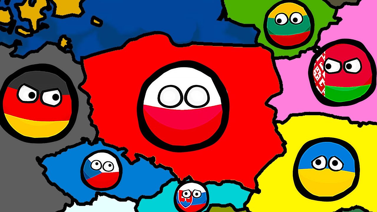 POLANDBALL JEST NIE DO POWSTRZYMANIA! PODBIJAMY EUROPĘ - COUNTRYBALL POLSKA