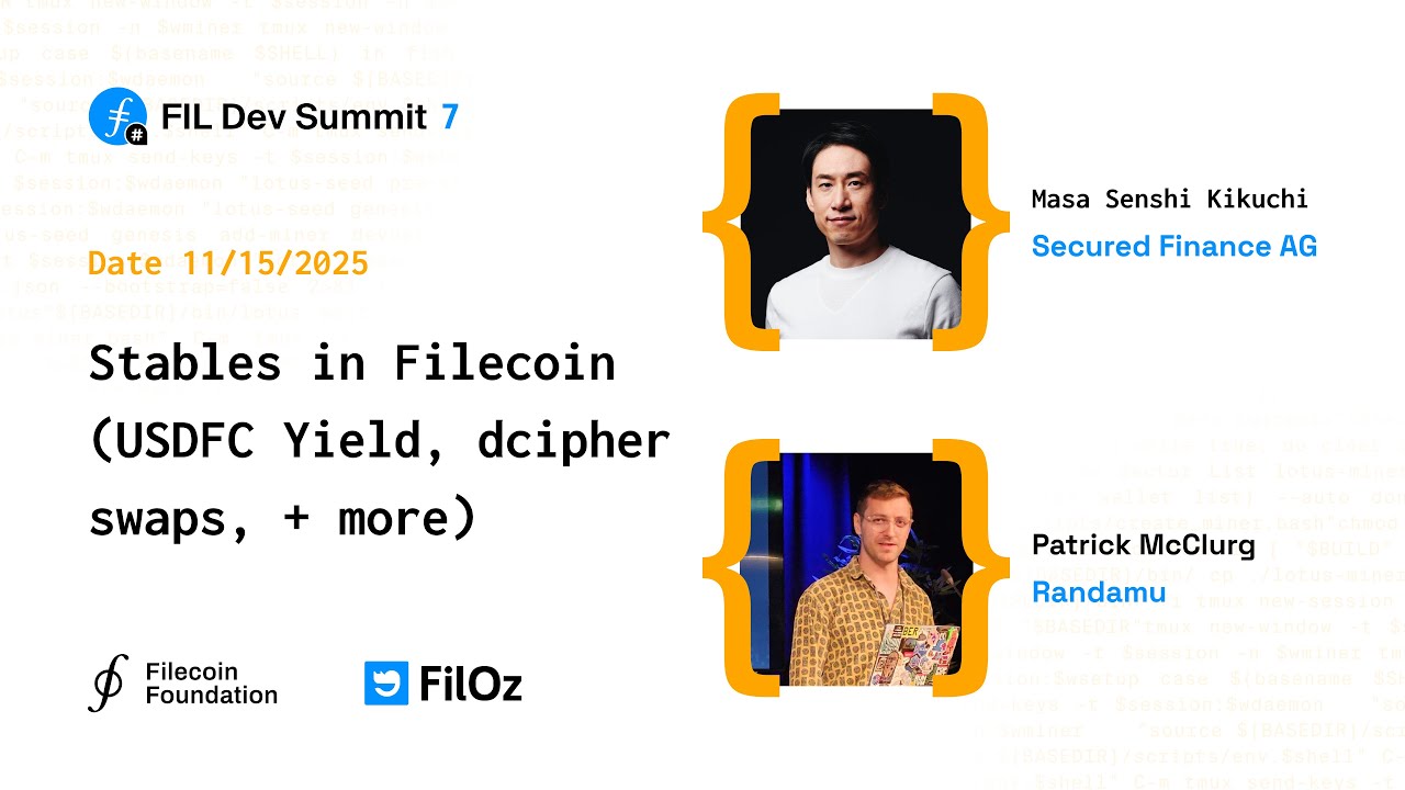 Stables in Filecoin (USDFC Yield, dcipher swaps, + more)